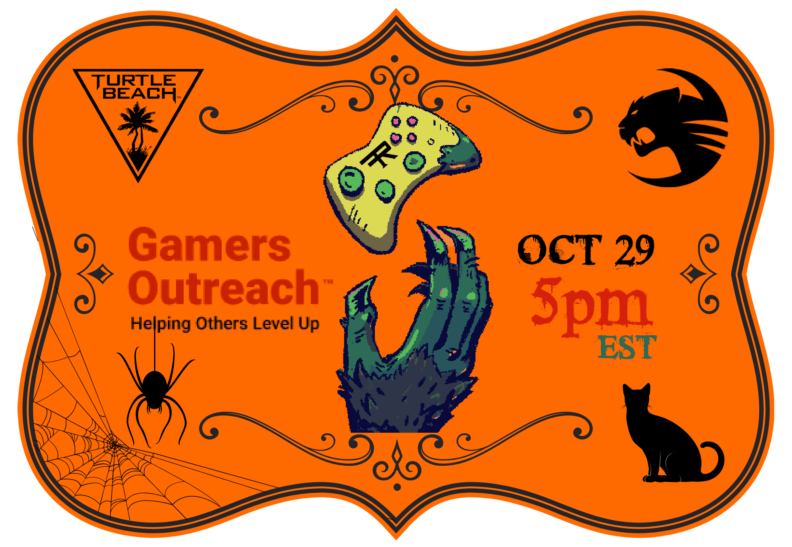 FabuRocks Gamers Outreach Spooktacular team logo