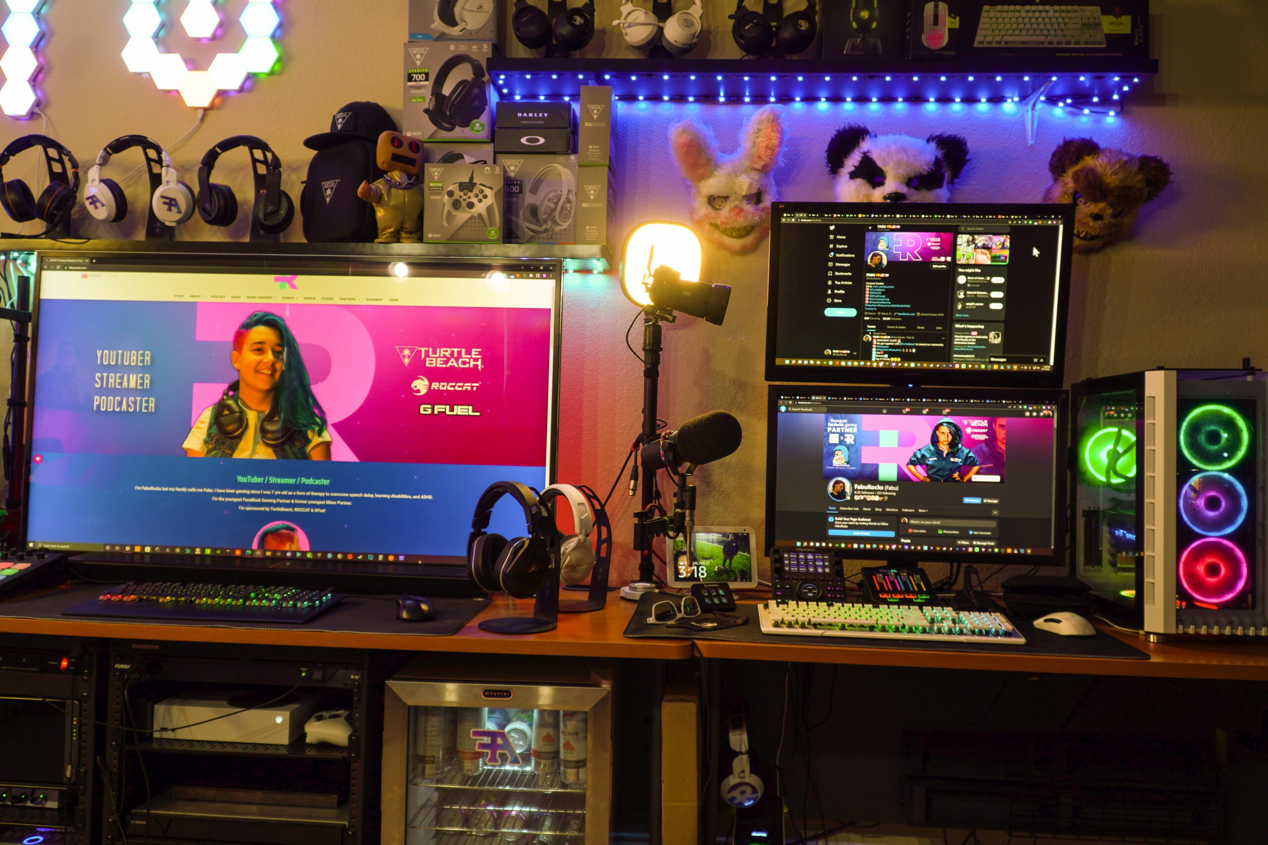 2021 FabuRocks studio photo setup